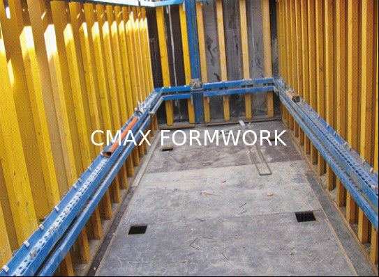 Adjustable Shaft Platform System / Automatic Climbing Formwork For High Rise Building SP System